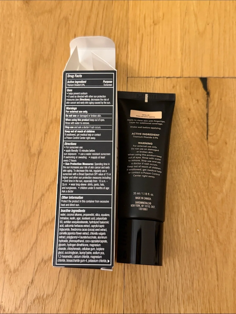 NEW bareMinerals Complexion Rescue Natural Matte Tinted Moisturizer - Opal 01